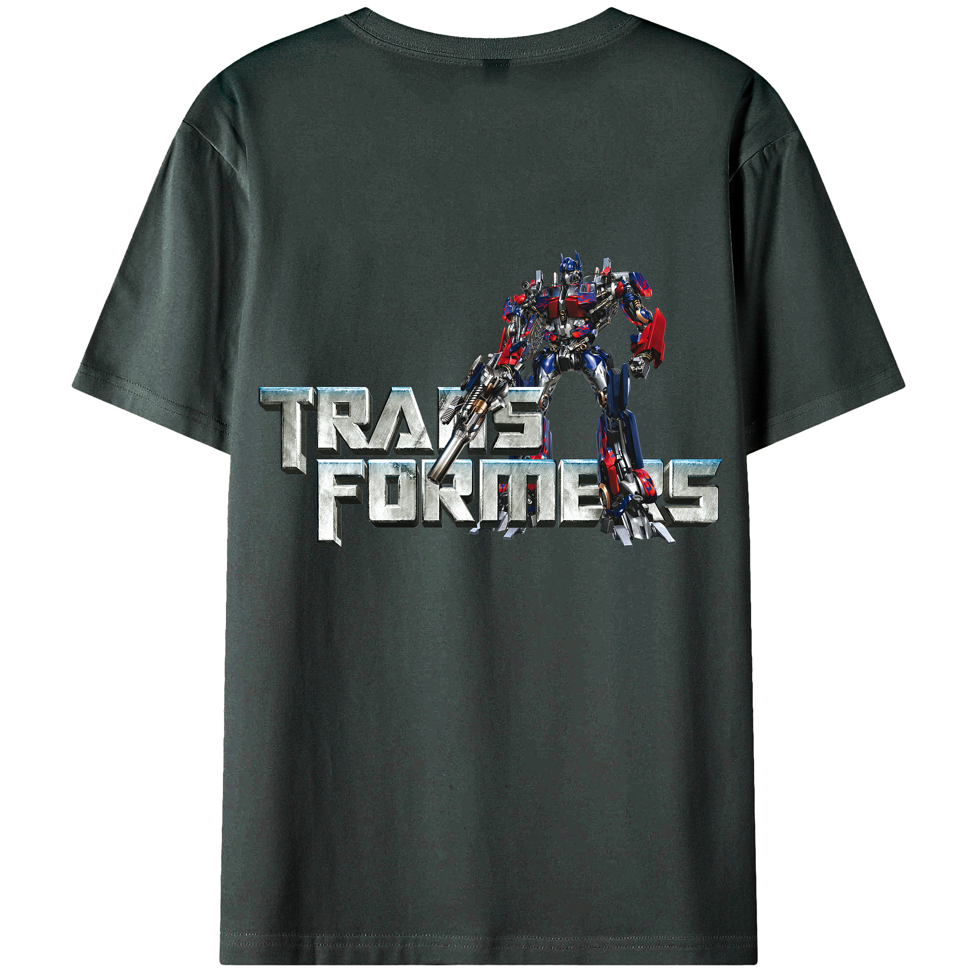 （画像用）  綿100％ メンズ半袖Tシャツ（バックプリント） 通気性